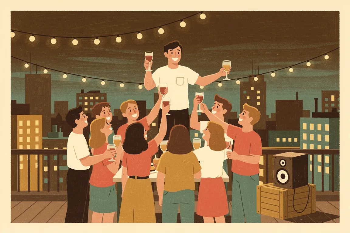 A 30th birthday song about the decade they just finished
